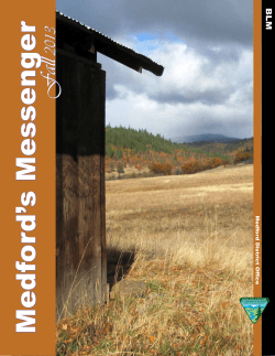 Medford's Messenger - Fall 2013