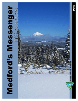 Medford's Messenger - Winter 2013/2014