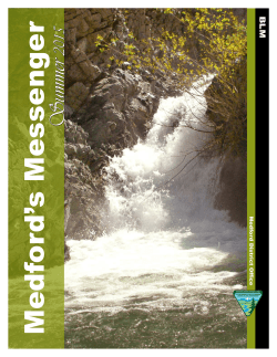 Medford's Messenger - Summer 2015