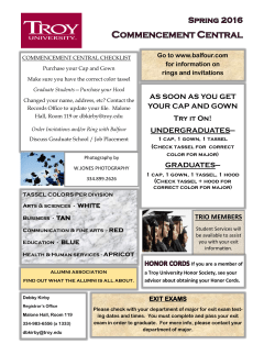 Commencement Central Flyer