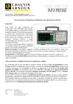 Download - Comunicado de Prensa - DOX