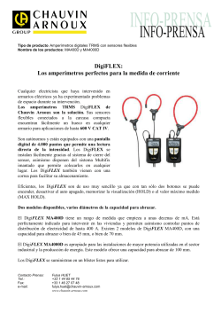 Download - Comunicado de Prensa - DigiFLEX MA400D & MA4000D