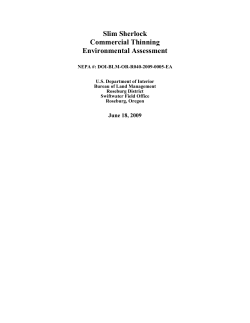 Slim Sherlock Commercial Thinning EA