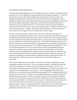 Understanding the Middle Applegate Pilot (Applegater, Spring 2011)