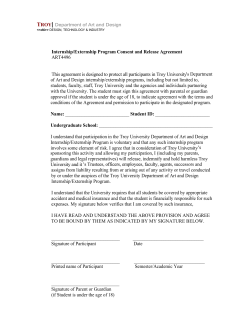 internship-consent -release