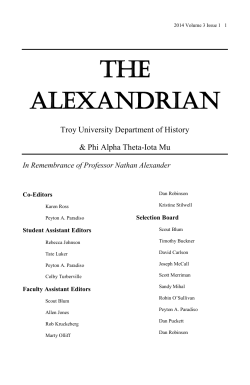 Alexandrian 3 -2014