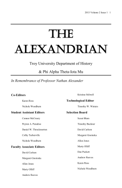 Alexandrian 2 - 2013