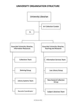 diagram of our Organisational Structure