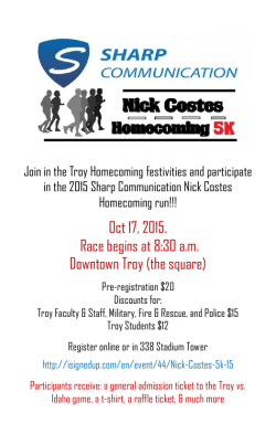 Nick Costes 5K Fall 2015 PDF