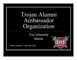 Download a PDF presentation about the Trojan Alumni Ambassador Organization.