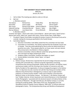 Minutes - January 30, 2013