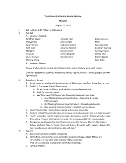 Minutes - August 27, 2014