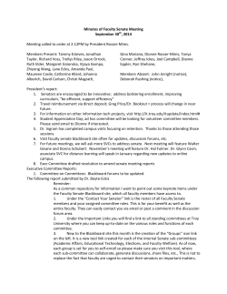 Minutes - September 30, 2014