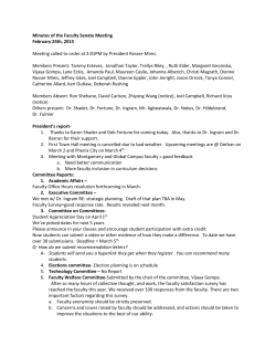 Minutes - February 24, 2015