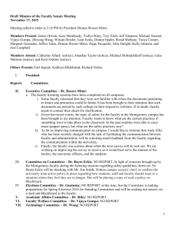 Minutes - November 17, 2015