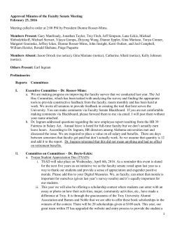 Minutes - February 23, 2016