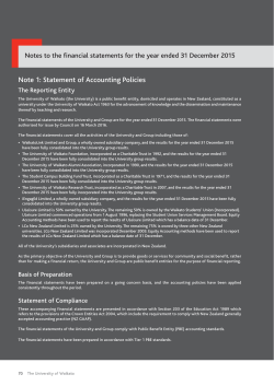 20. Notes to the Financial Statements