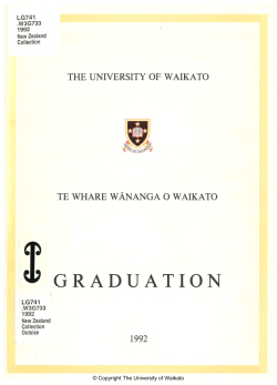 1992 - Apr: Graduation Programme