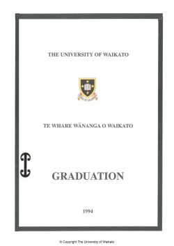 1994 - Feb: Graduation Programme