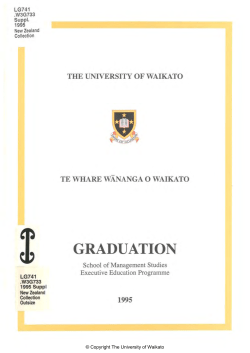 1995 - Oct: Graduation Programme