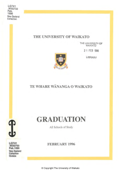 1996 - Feb: Graduation Programme