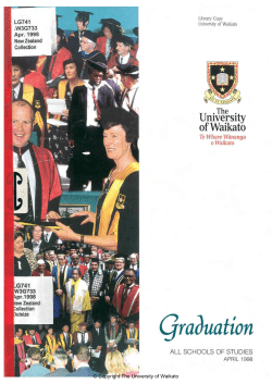 1998 - Apr: Graduation Programme