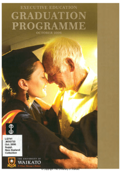 2006 - Oct: Exec-Ed Graduation Programme