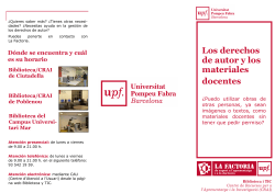 Gu a : Derechos de Autor y materiales docentes