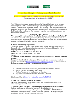 Enterprise Rent-a-Car/National Car Rental