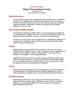 Paper Presentation Grant