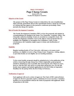Page Charge Grant