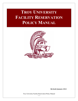 Facility Reservation Policies