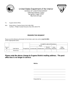 Timber Sale Notice - July 2013