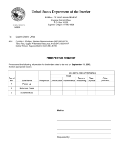 Timber Sale Notice Sept 12