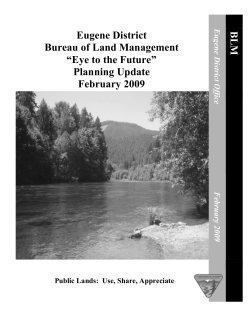 Eye to the Future, February 2009