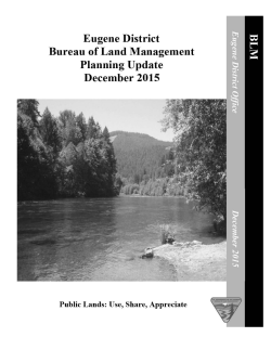 Project Planning Update