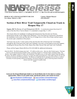 A construction project that closed 4.5 miles of the Row River Trail on March 11 is scheduled to reopen May 17, 2013.