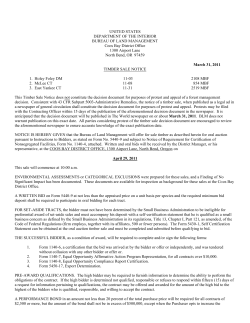 East Yankee CT Timber Sale