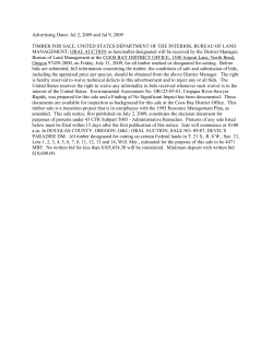 Devil s Paradise DM Timber Sale