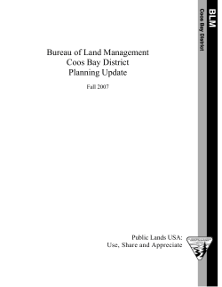 Fall 2007 Planning Update