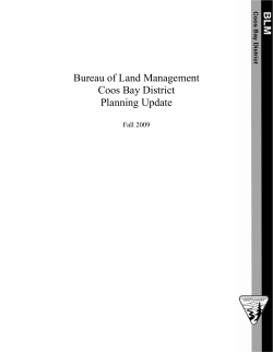 Fall 2009 Planning Update