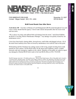 District Roads Clear after Storm