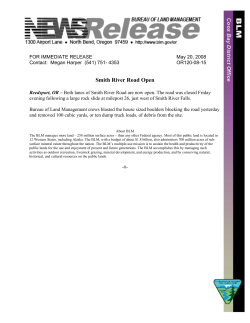 Smith River Road Open