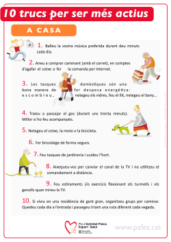 10 trucs per ser m s actius A CASA