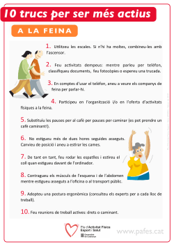 10 trucs per ser m s actius A LA FEINA