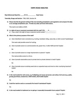 Obscure Route Analysis 30