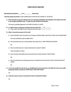 Obscure Route Analysis 3