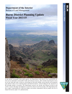 Planning Update 2013-15