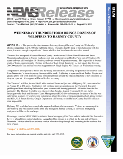 The spectacular thunderstorm that swept through Harney County late Wednesday afternoon recorded over 6,700 total lightning strikes. Though a healthy dose of moisture came with the storm, it wasn't enough to squelch the 25 new wildfires that have been discovered as a result.