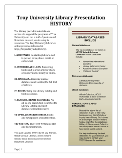 History (Library presentation)